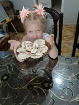 семья Михальковых "Печенье с тертым шоколадом"